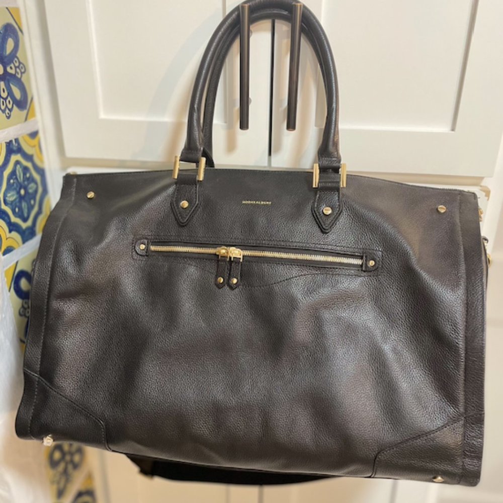 Hook & Albert WOMEN LEATHER GARMENT WEEKENDER BAG